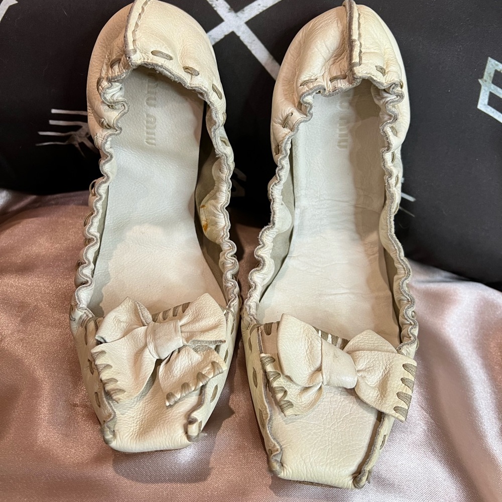 Miu Miu ballet flats